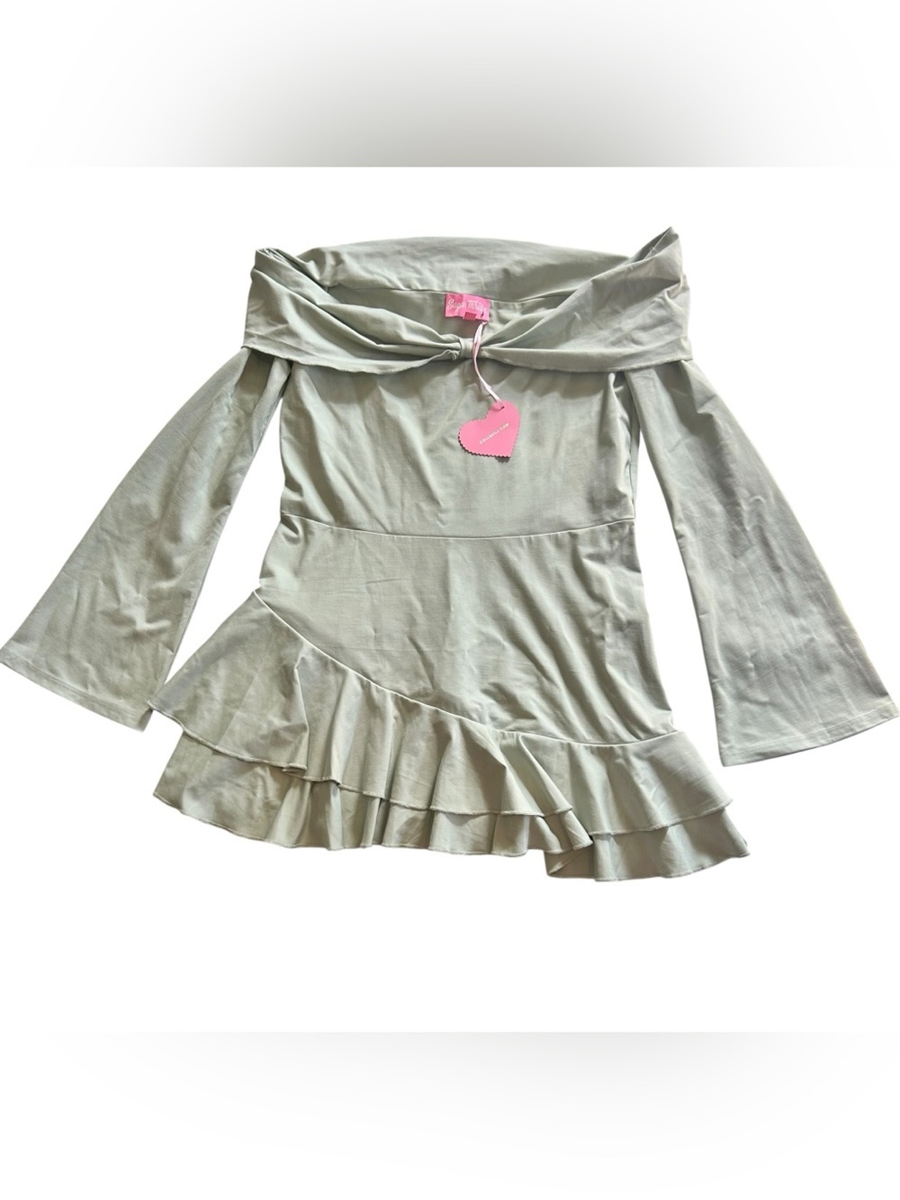 SUGAR THRILLZ IN HER ELEMENT
OFF THE SHOULDER DRESS
GREEN XXL NWT Fairy Coquette